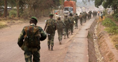 Soldats des FARDC à Goma, le 14 juillet 2013 / REUTERS